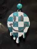 Drip Checkerboard smileface Freshie