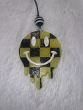 Drip Checkerboard smileface Freshie