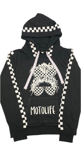 Women’s moto life hoodie