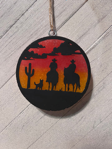 Cowboy Sunset Freshie