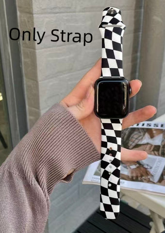 Silicone watch band