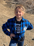 Youth Blue Flannel
