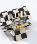 Checkerboard claw clip