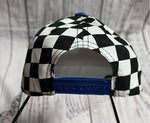 Baby Mini moto mafia checkerboard Galaxy brim hat