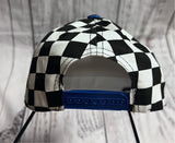 Baby Mini moto mafia checkerboard Galaxy brim hat