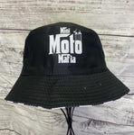 Checkerboard bucket hat