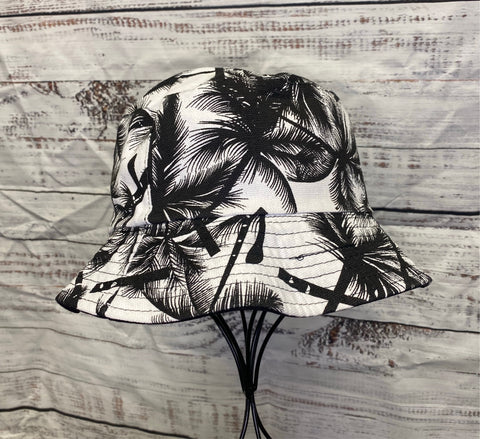 Palm tree bucket hat