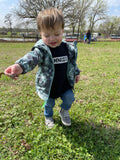 Toddler mmm badge Shirt and Hoodie