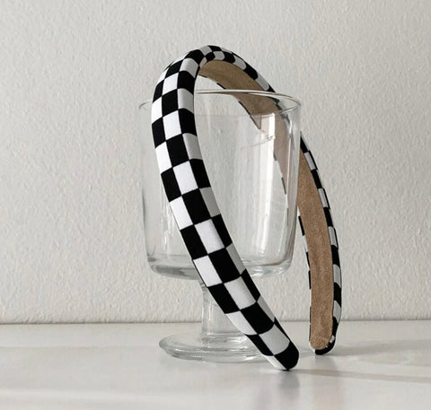 Checkerboard headband