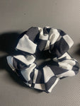 Checkerboard Hair scrunchies
