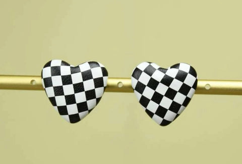 Checkerboard Stud earrings