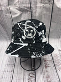 White splatter bucket hat