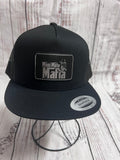 Leather patch Trucker hat